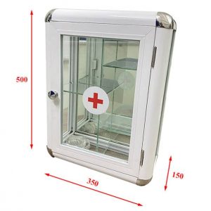 Mẫu tủ thuốc nhôm kính treo tường cỡ lớn