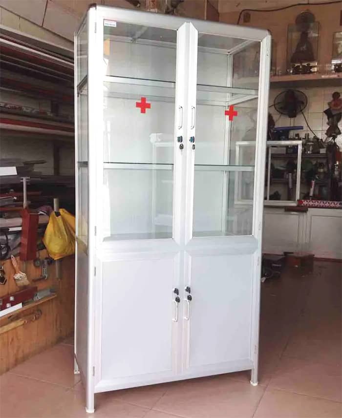 TỦ THUỐC Y TẾ TREO TƯỜNG LÀM TỪ GỖ TỰ NHIÊN SANG TRỌNG VÀ TIỆN DỤNG