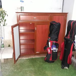 Tủ giầy nhôm kính
