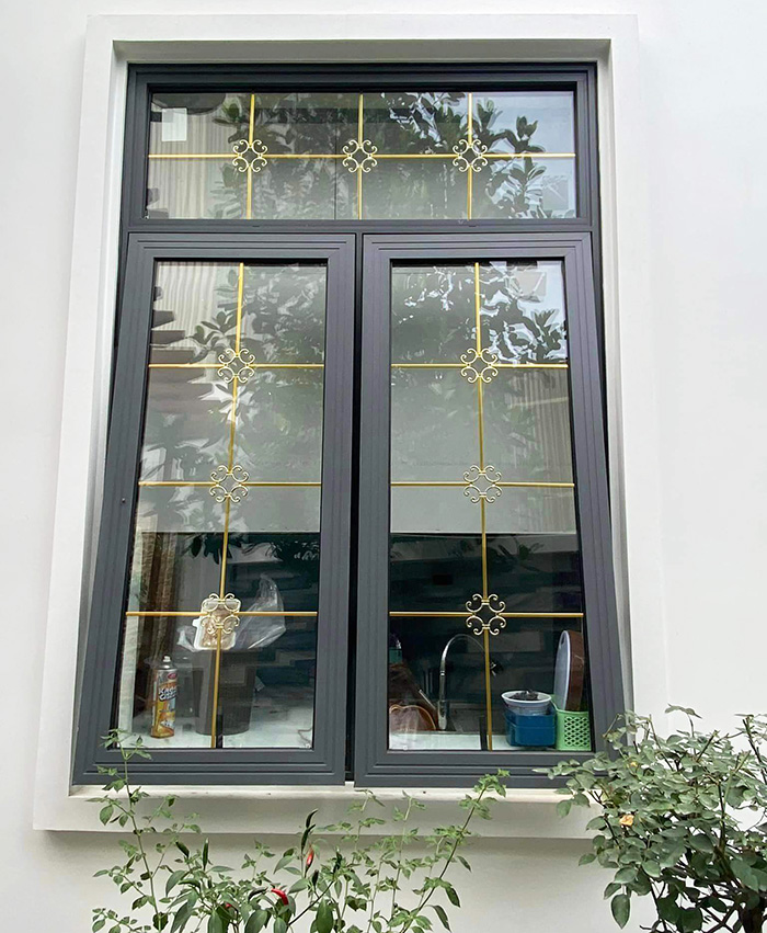 Ahadoor chuyên lắp cửa sổ nhôm phòng bếp kính trang trí đẹp