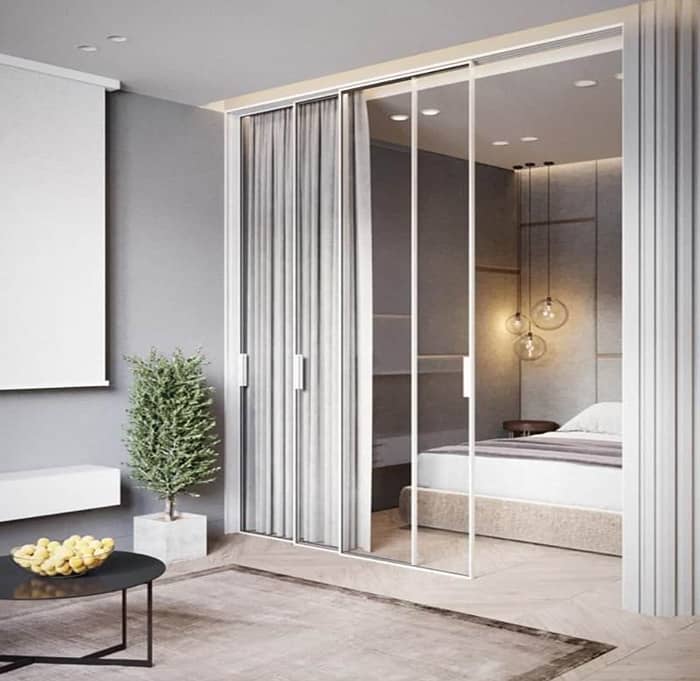 Lựa chọn vách nhôm kính mỏng cho phòng ngủ