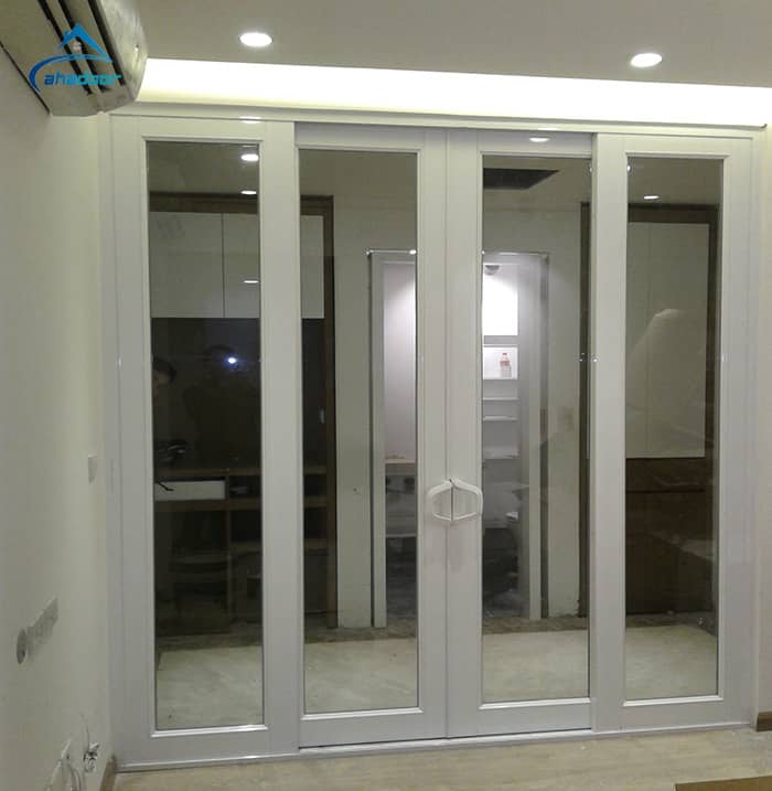 Mẫu cửa nhôm 4 cánh hệ 1000