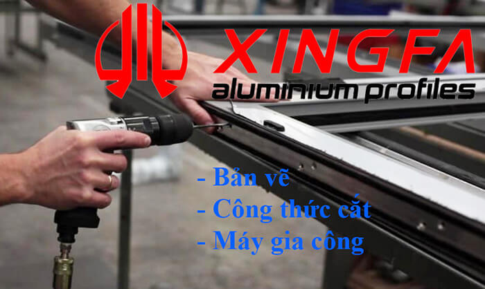 Cách làm cửa nhôm xingfa với công thức cắt nhôm chuẩn nhất