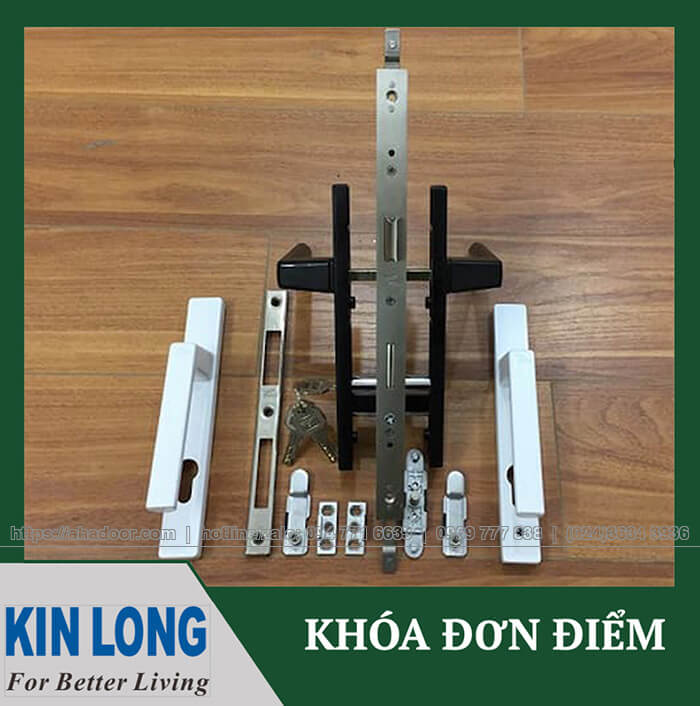 Khóa cửa nhôm kính KinLong thương hiệu uy tín