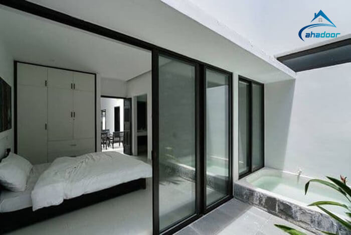 Lựa chọn cửa cách âm phòng ngủ đẩy trượt lùa nhẹ nhàng