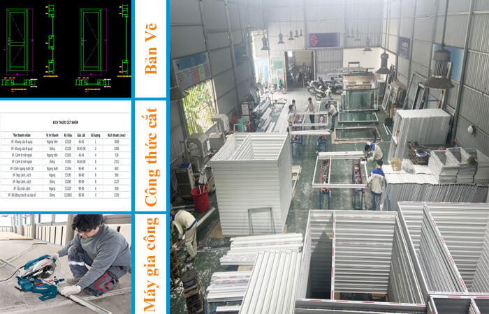 Cách làm cửa nhôm
