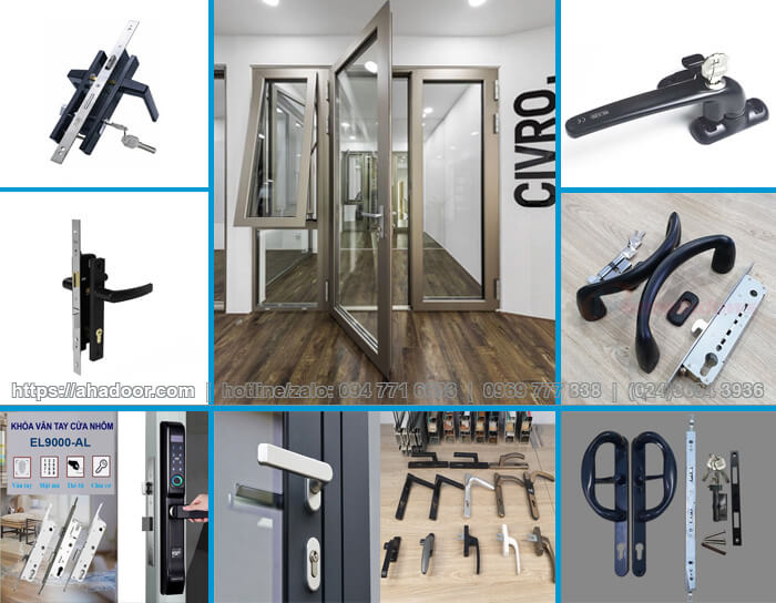 Khóa cửa nhôm