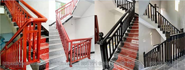 Tổng hợp các loại lan can cầu thang nhôm xingfa cao cấp
