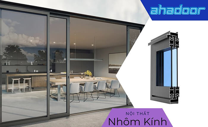 Hệ 55 nhôm xingfa cửa lùa bản 1,4mm giá rẻ cho mọi nhà