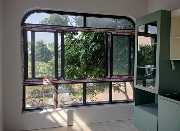 Mẫu cửa xingfa lùa hệ 55 có thiết kế đẹp lạ độc đáo