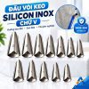 Đầu vòi keo silicon inox