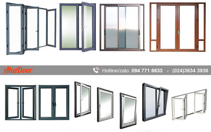 Các loại cửa nhôm xingfa phổ biến trên thị trường