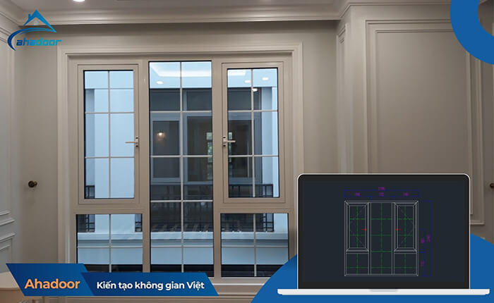 Cửa nhôm xingfa chính hãng lắp đặt cho biệt thự cao cấp tại hà nội