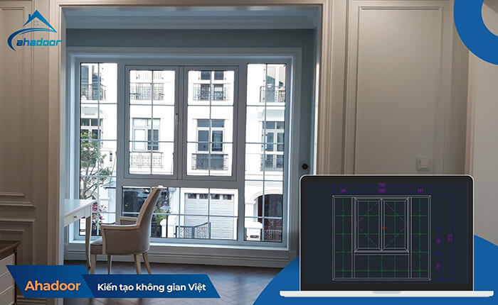 Báo giá cửa nhôm xingfa lắp đặt trọn gói hệ nan trang trí