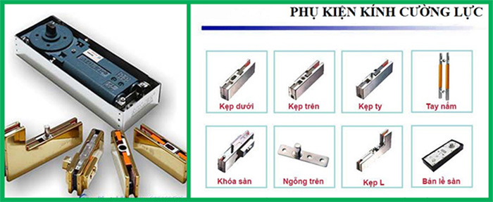 Phu kien cua kinh ban le san